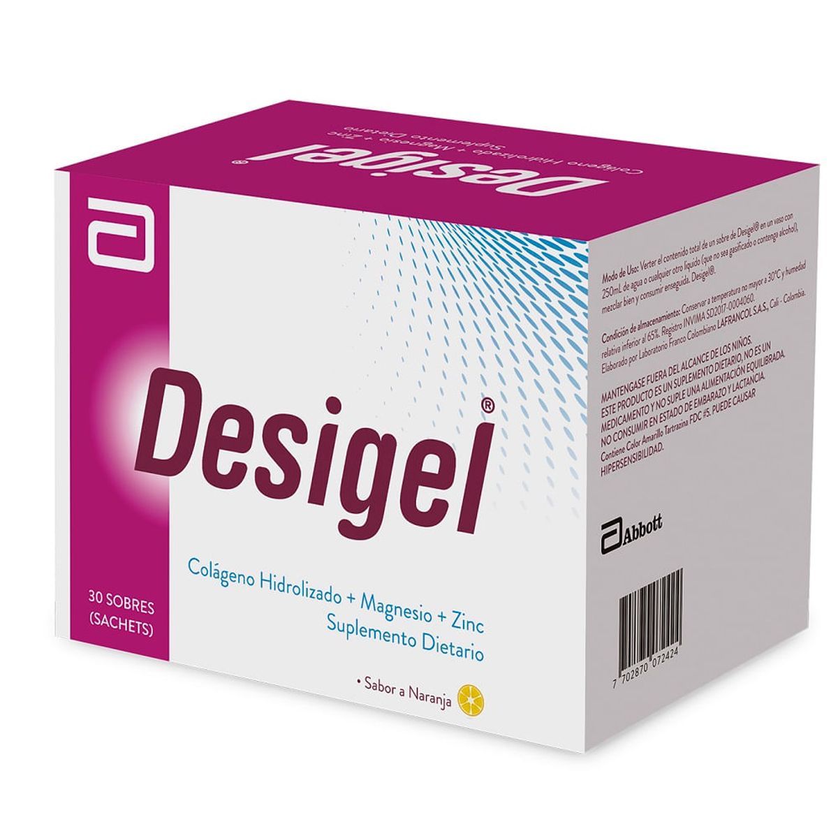 ABBOTT - Desigel Polvo Naranja X 30 Sobres