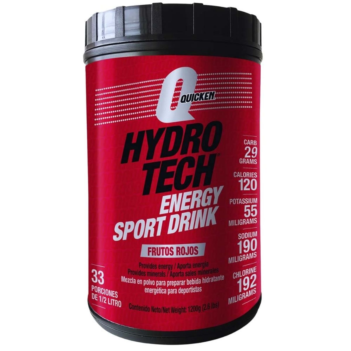 GENERICO - Energy Quicken Hydrotech Frtos Rojos X 1200g