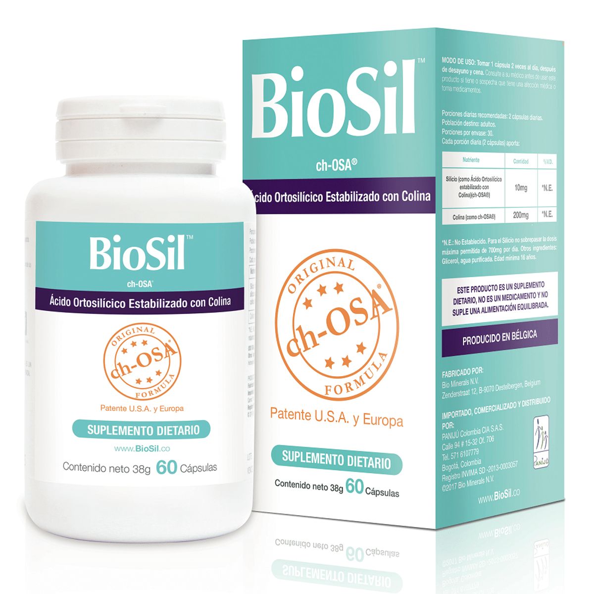 BIOSIL - Biosil Suplemento Dietario Frasco X 60 Capsulas