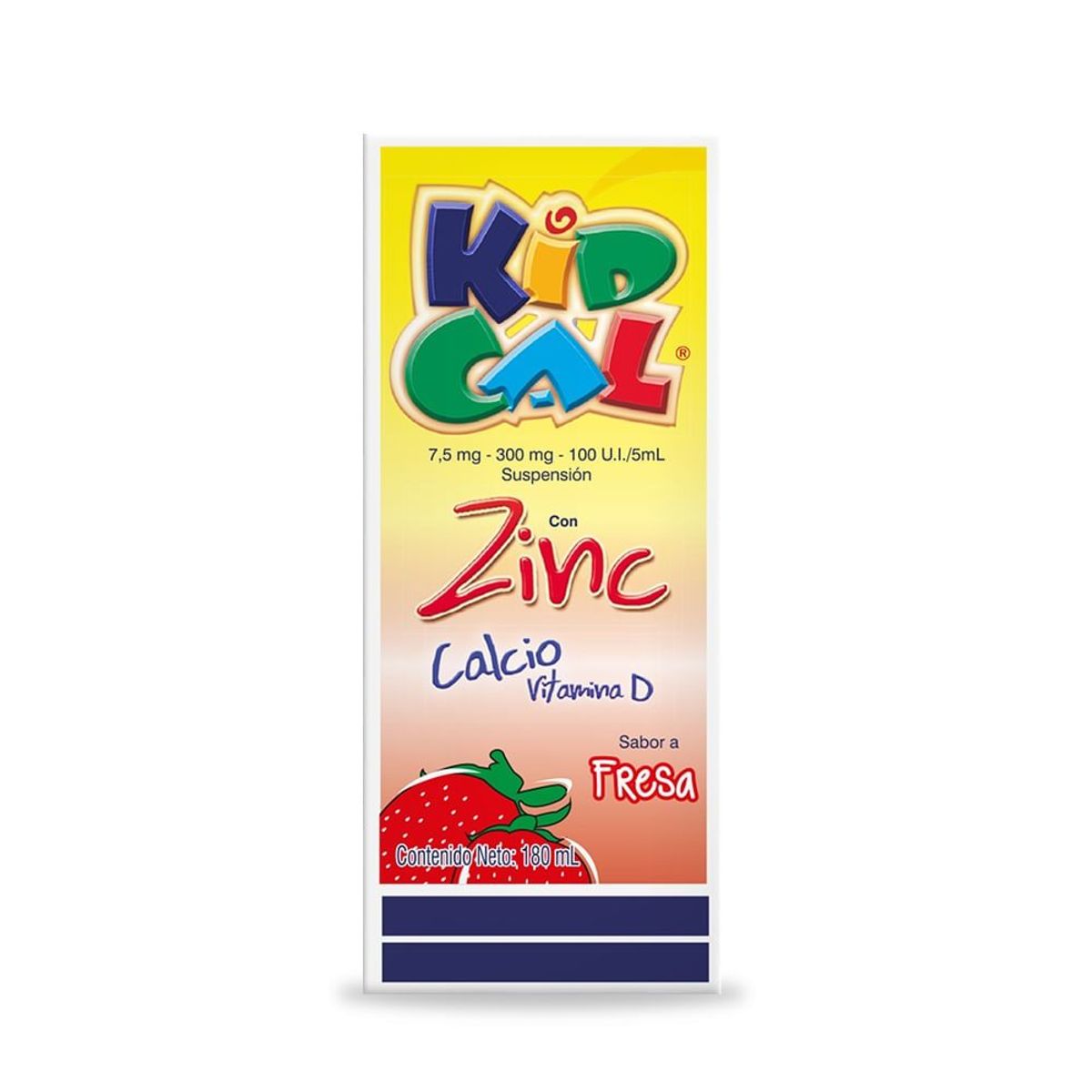 GENERICO - Kidcal Suspension Sabor Fresa X 180ml