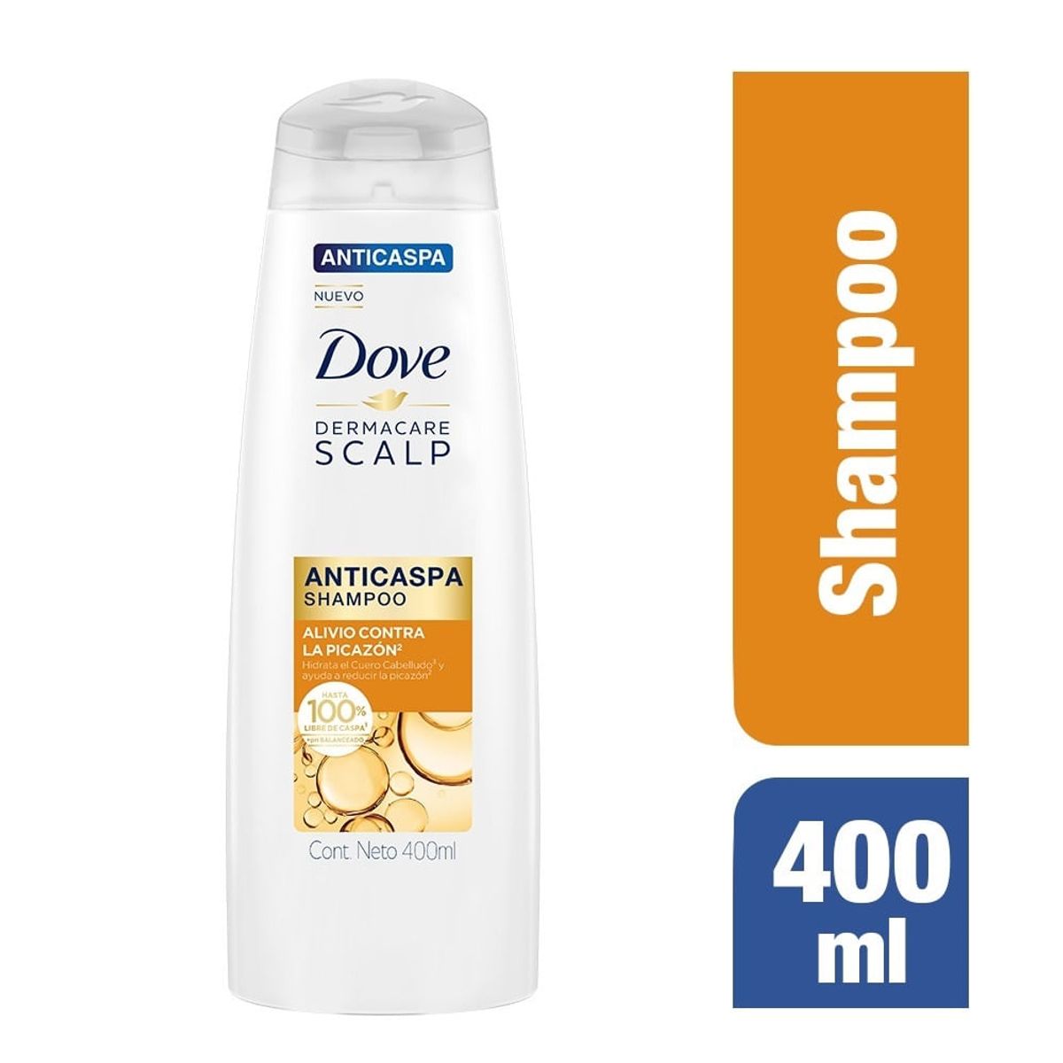 DOVE - Shampoo Dove Anticaspa Alivio Contra Picazon X 400ml
