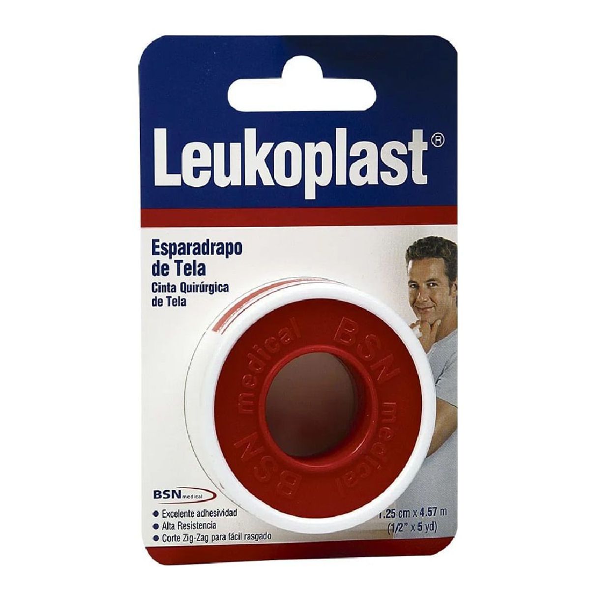 GENERICO - Leukoplast Esparadrapo Tela 1/2x5 Yds Ta