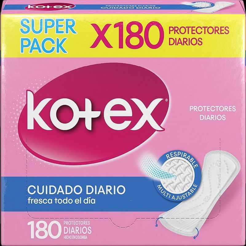 KOTEX - Protectores Kotex Cuidado Diario X 180und