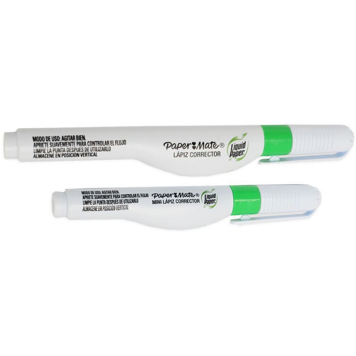 PAPER MATE - Corrector lápiz x 2 grande y mini liquid paper