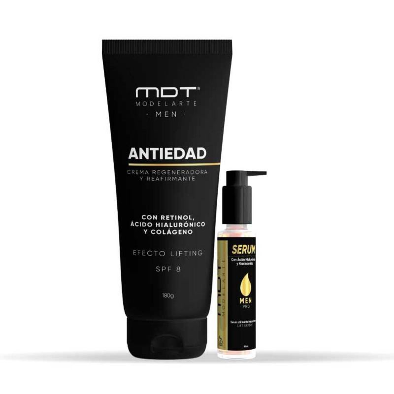 MODELARTE - Combo Crema Antiedad y Serum para Hombres Modelarte