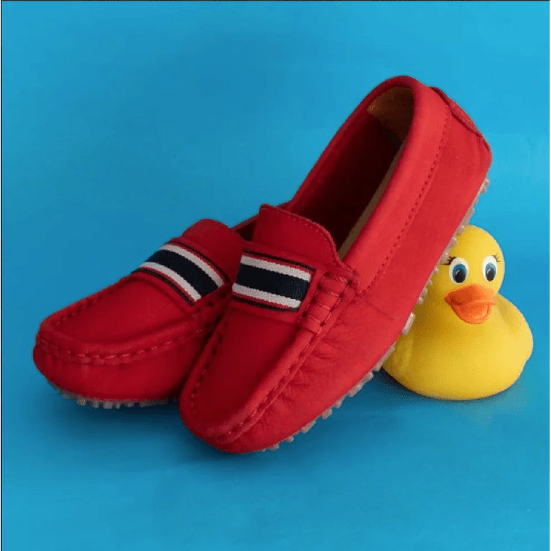 PAPOS - Mocasines Oscar Rojos - Mocasines Niños PAPOS - Rojo