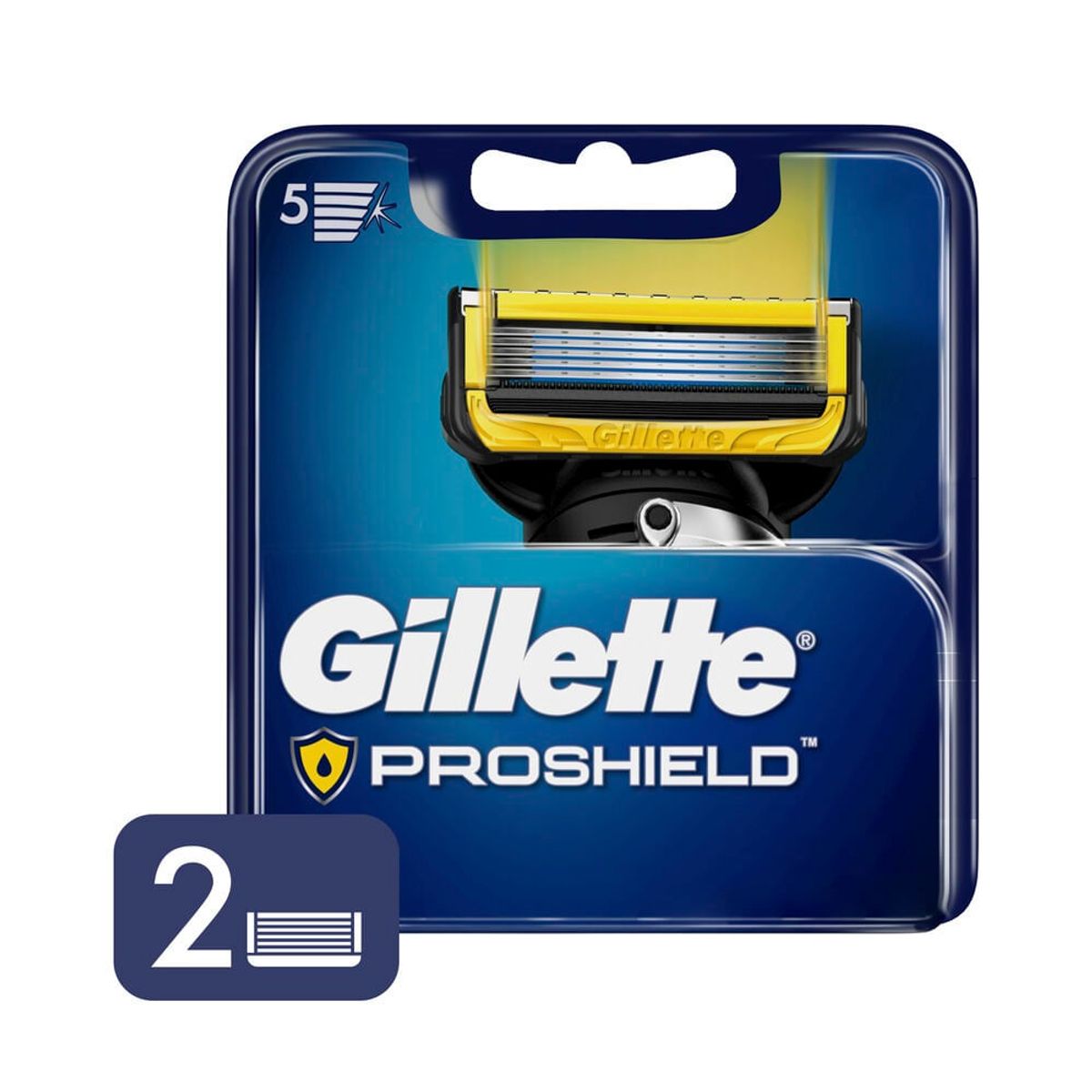 GILLETTE - Repuesto Maquina De Afeitar Gillette Fusion5 Proshield X 2un