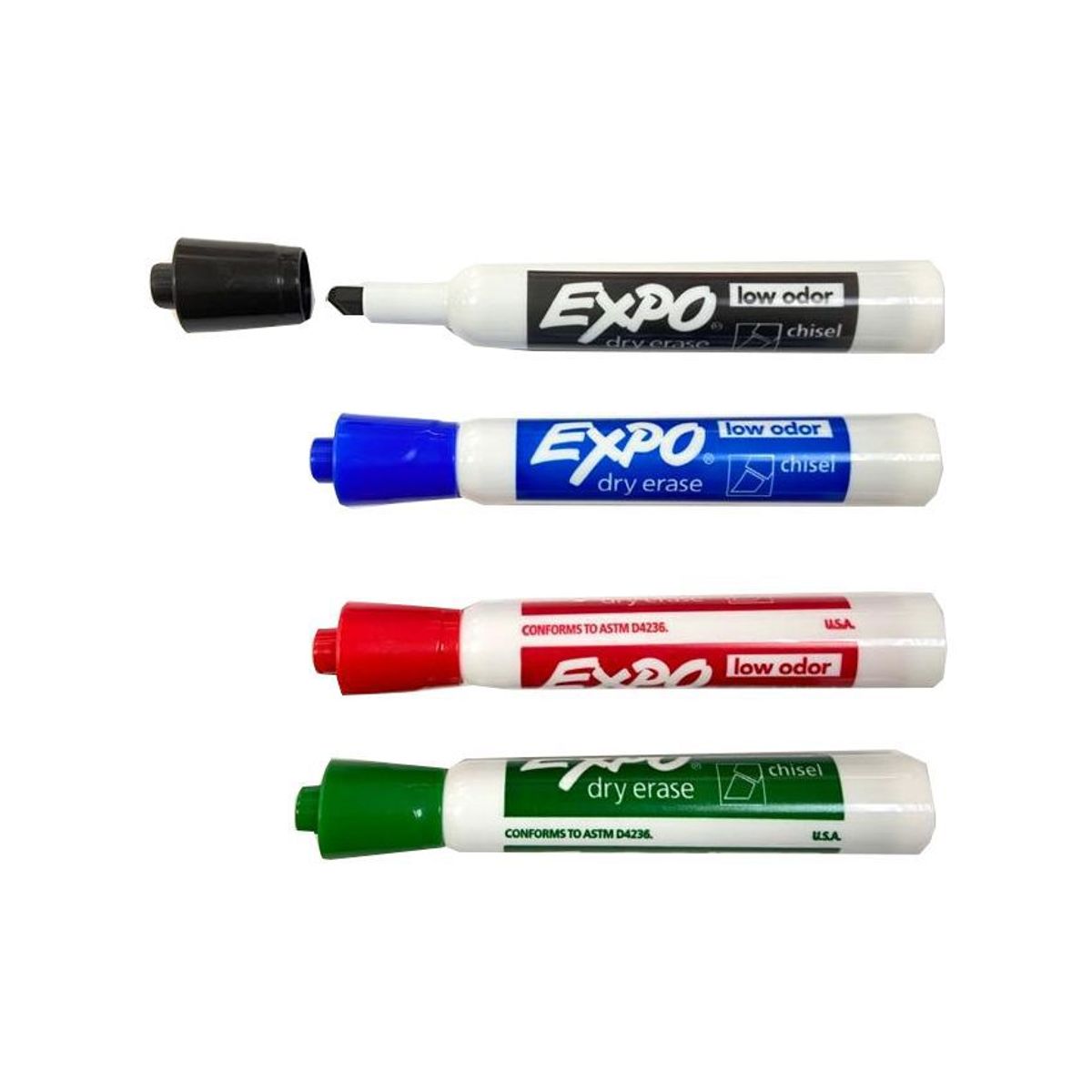 EXPO - Marcador Borrable Para Tablero Expo X 4 Unds.