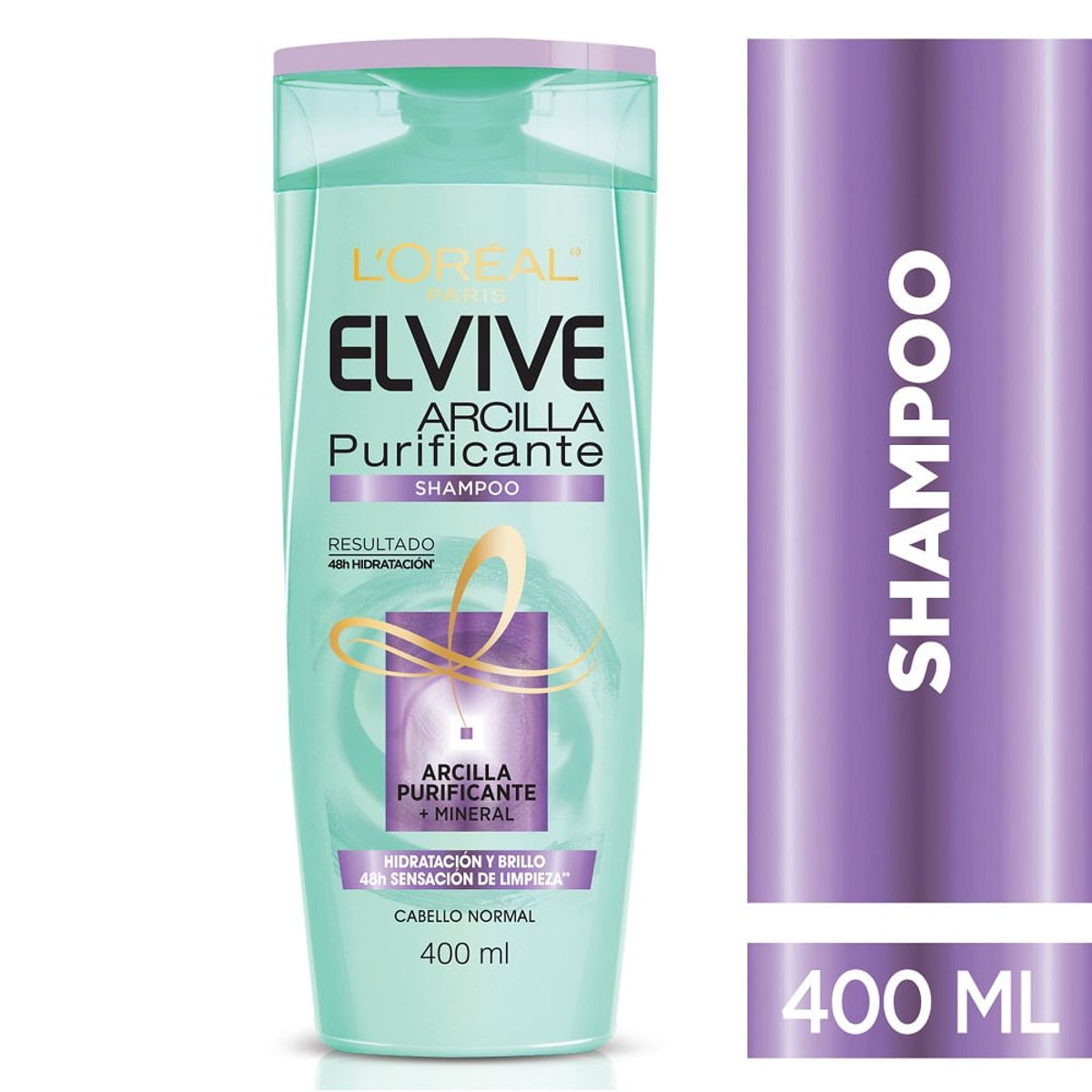 LOREAL PARIS - Shampoo L'oréal Paris Elvive Arcilla Purificante X 400 Ml