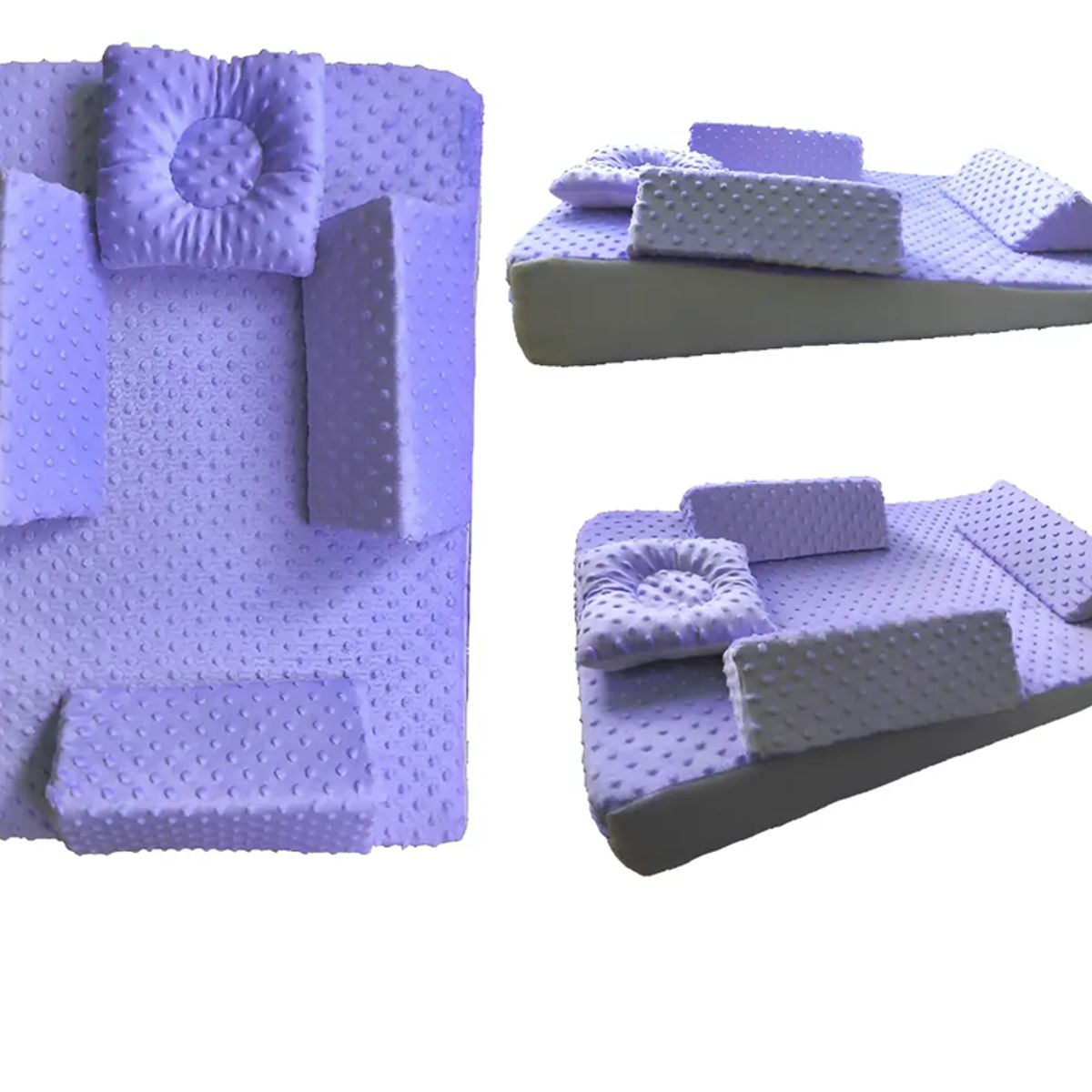 DISTRIBUCIONES GUZ SAS - Colchoneta Anti Reflujo Para Bebe Alta Densidad 75m50m14m Color Lila