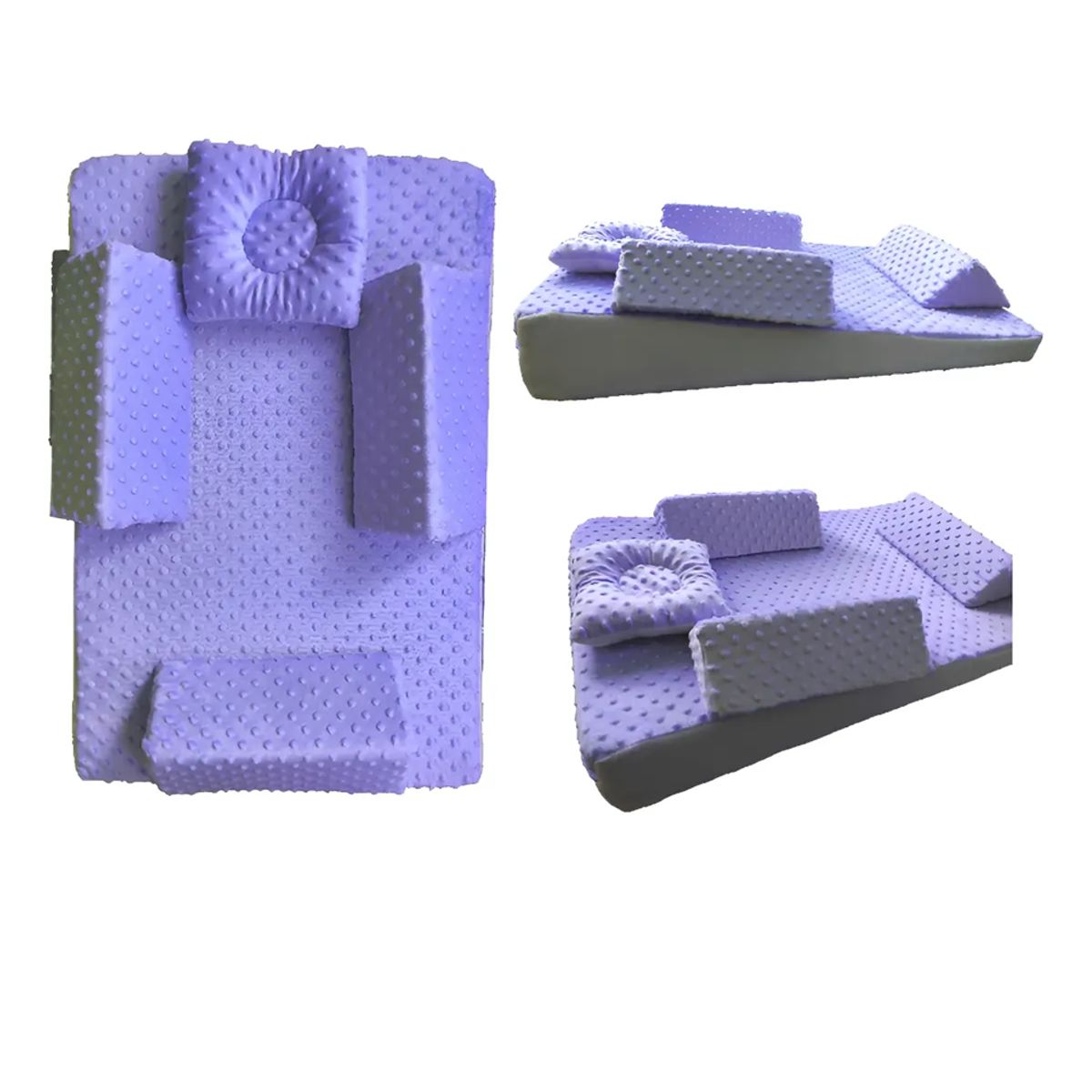 DISTRIBUCIONES GUZ SAS - Colchoneta Anti Reflujo Para Bebe Alta Densidad 75m50m14m Color Lila