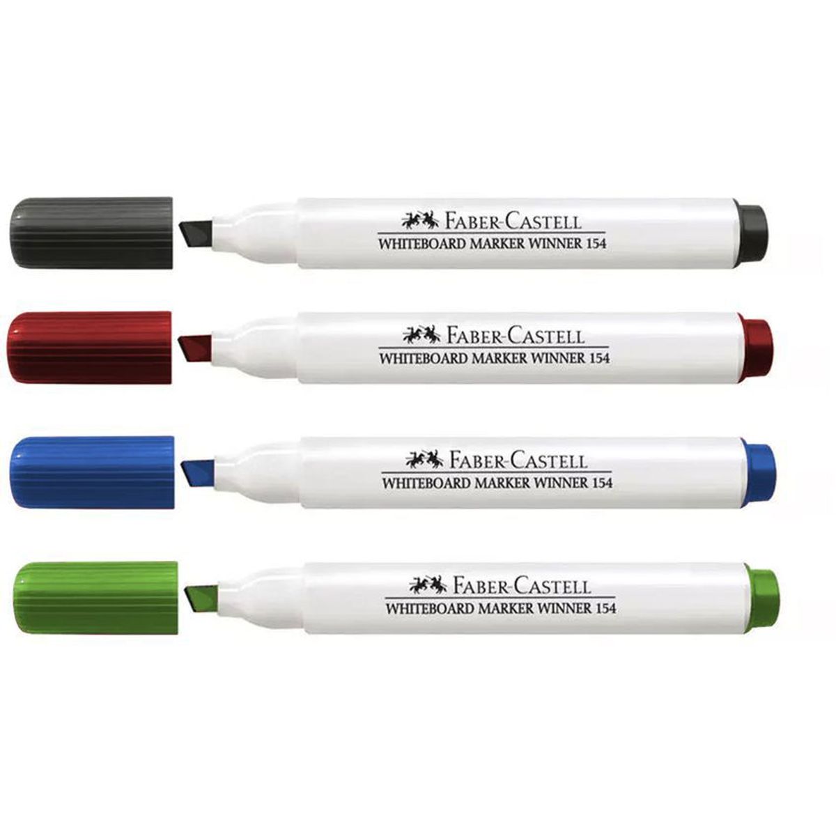 FABER CASTELL - Marcador Borrable Para Tablero X 4 Unds Faber Castell.