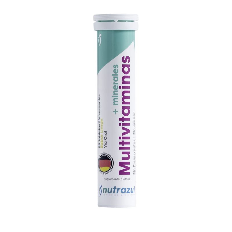 GENERICO - Multivitaminas + Minerales Nutrazul Limon X 20 Tabletas