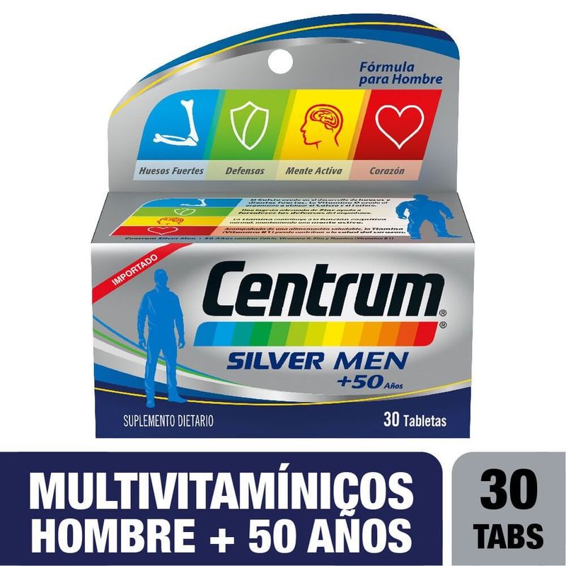 CENTRUM - Centrum Silver Men +50 X 30 Tabletas