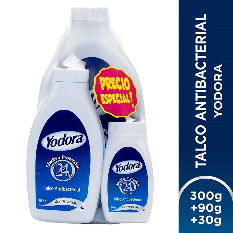 YODORA - Oferta Desodorante Yodora Pies Talco X 420g.---