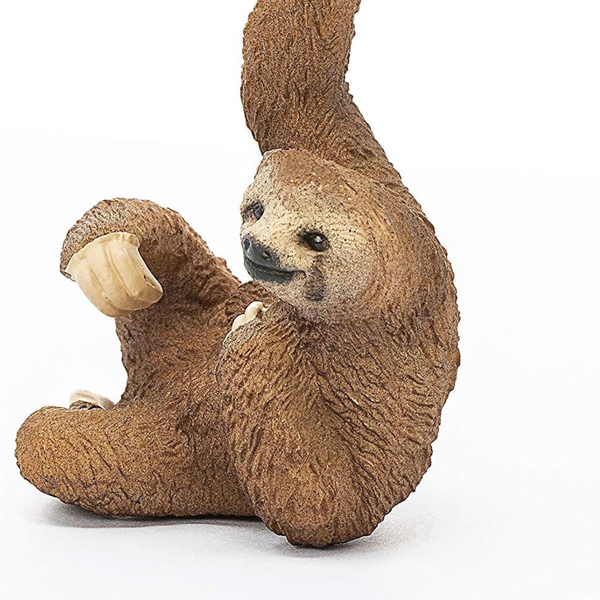 JUGANDO Y EDUCANDO - Figura De Animales Oso Perezoso Coleccionable Pintado A Mano