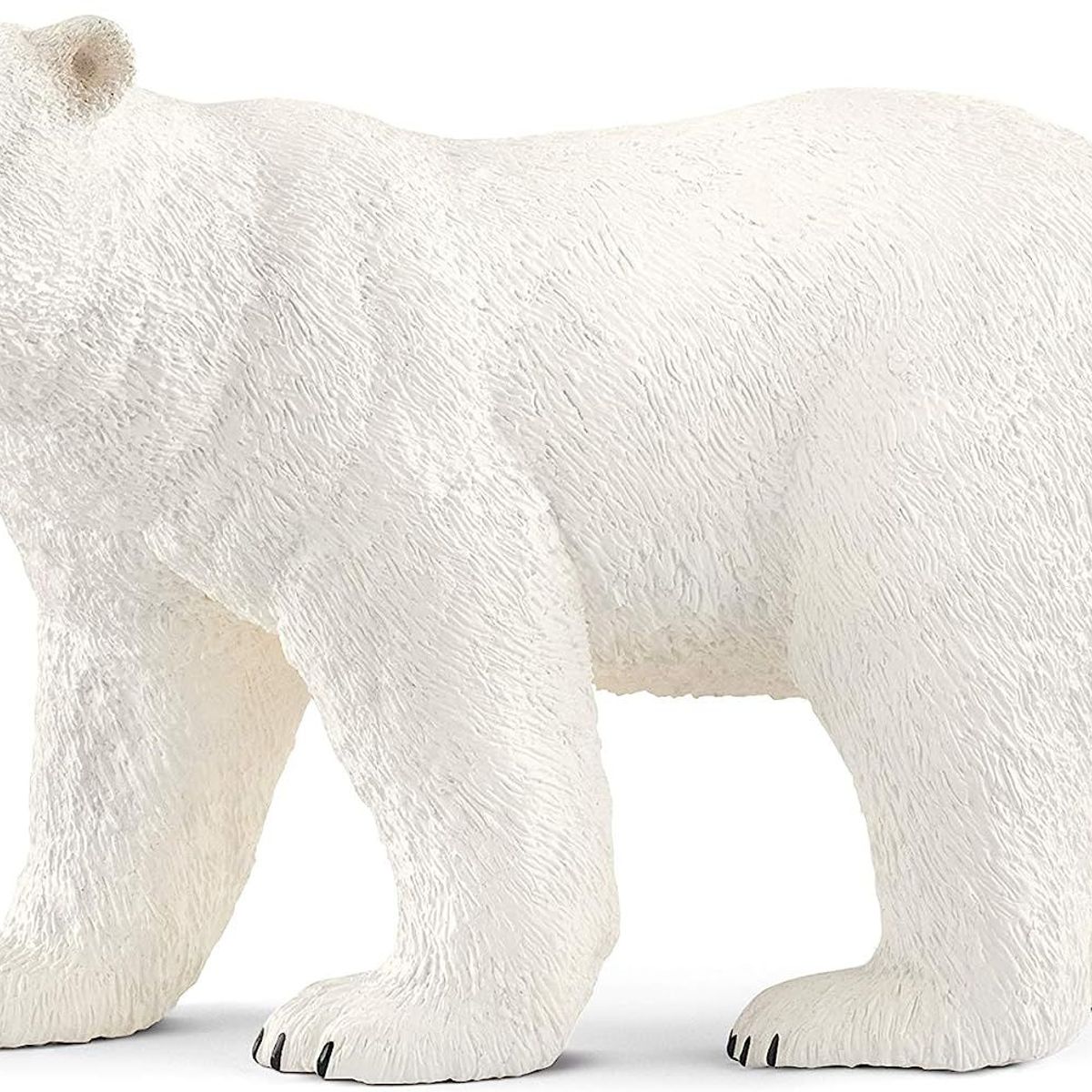 JUGANDO Y EDUCANDO - Figura De Animales Oso Polar Coleccionable Pintado A Mano