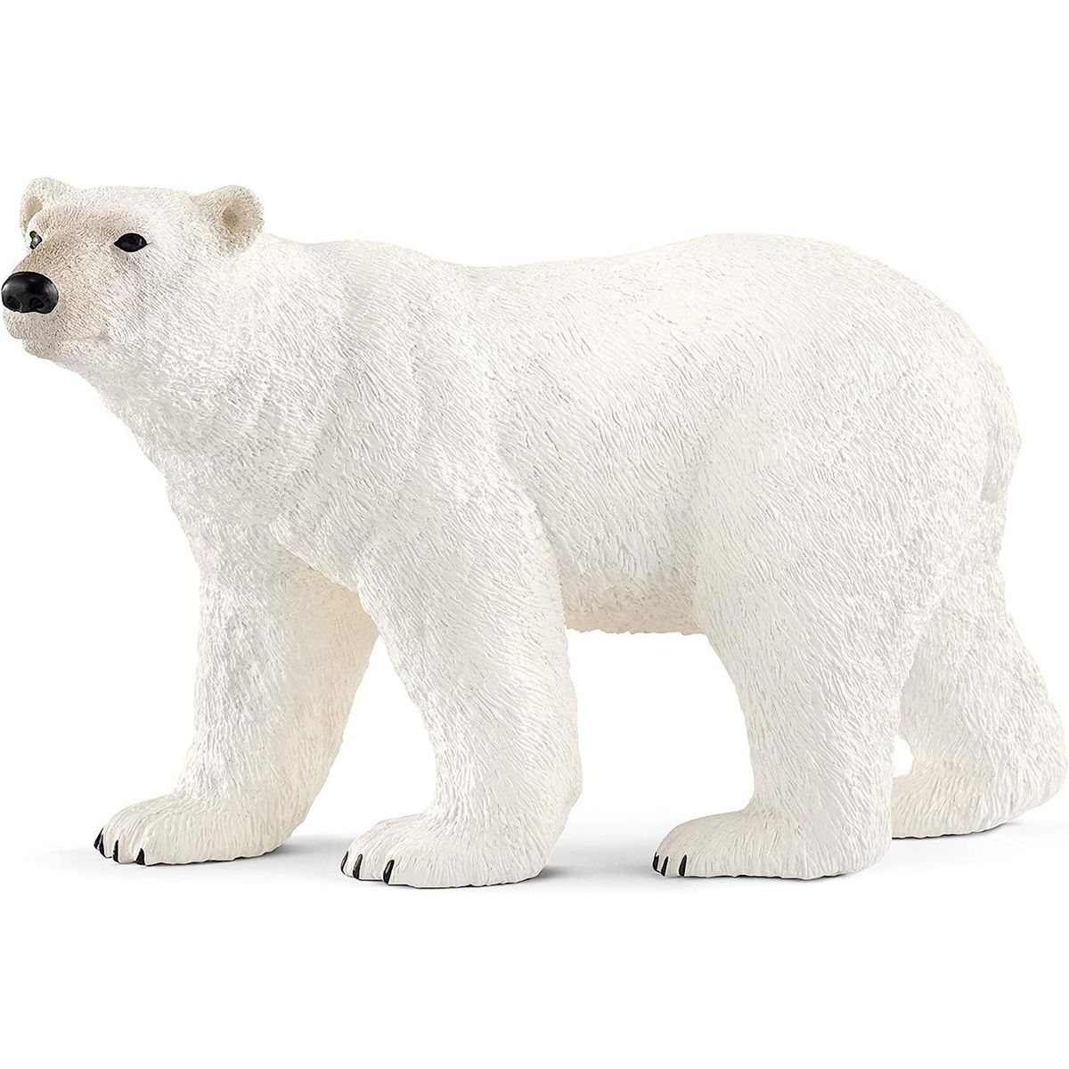 JUGANDO Y EDUCANDO - Figura De Animales Oso Polar Coleccionable Pintado A Mano