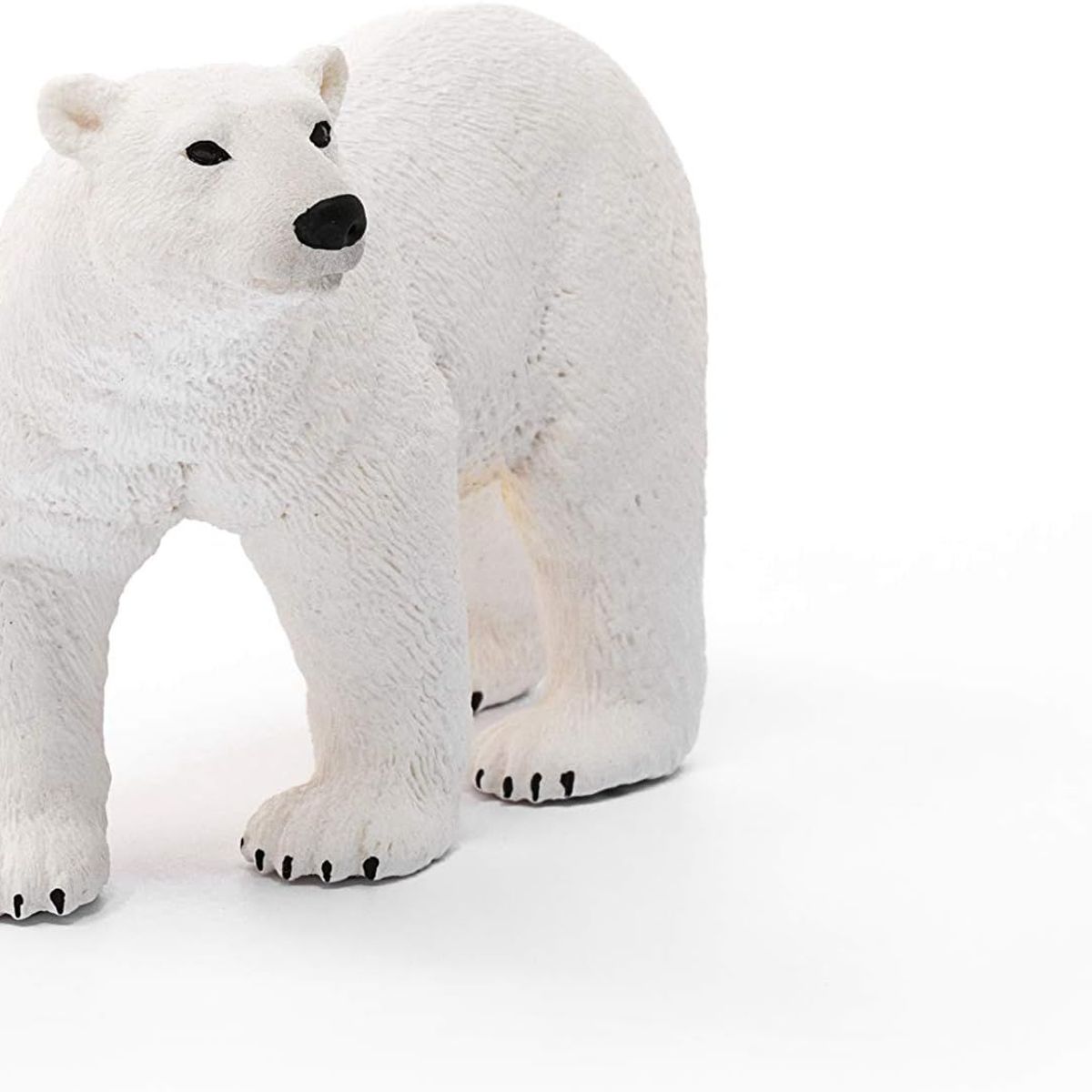 JUGANDO Y EDUCANDO - Figura De Animales Oso Polar Coleccionable Pintado A Mano