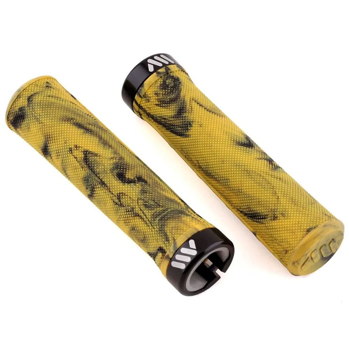 GENERICO - Mangos de Bicicleta AMS Berm Amarillo Negro