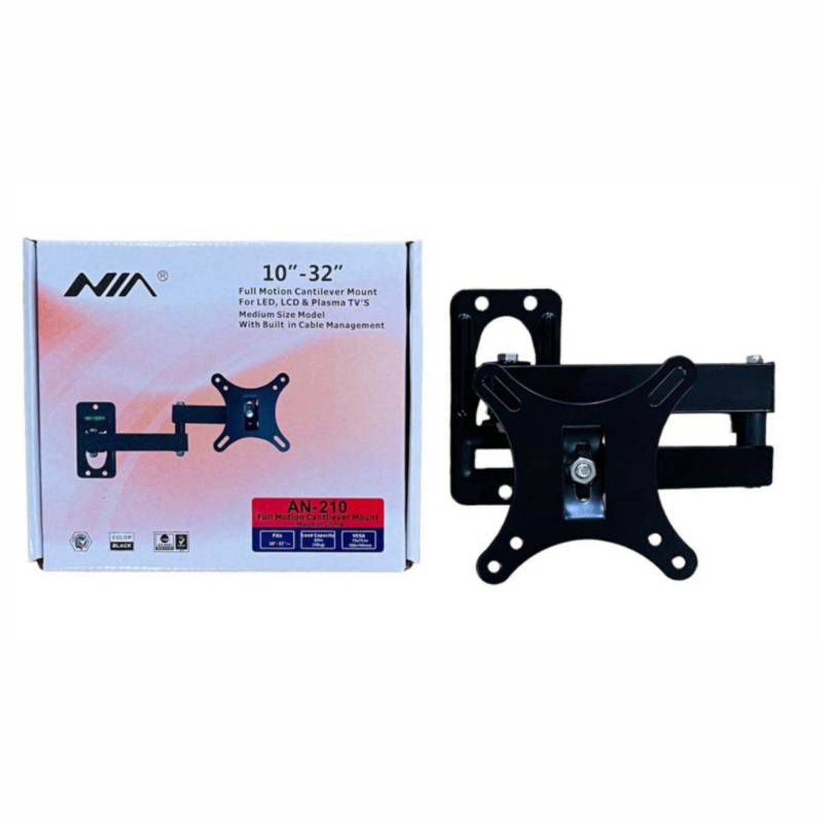 GENERICO - Soporte Tv Pared Monitor Tv Led 10-32 Pulgadas Brazo Móvil