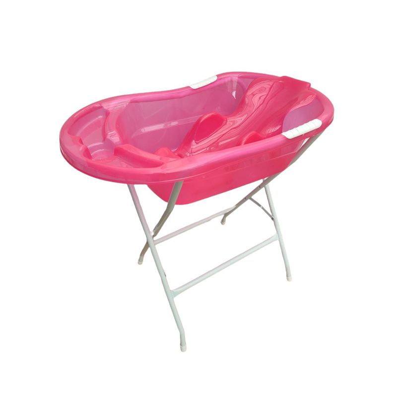 PRODEHOGAR - Bañera o tina para bebe con soporte y base metalica