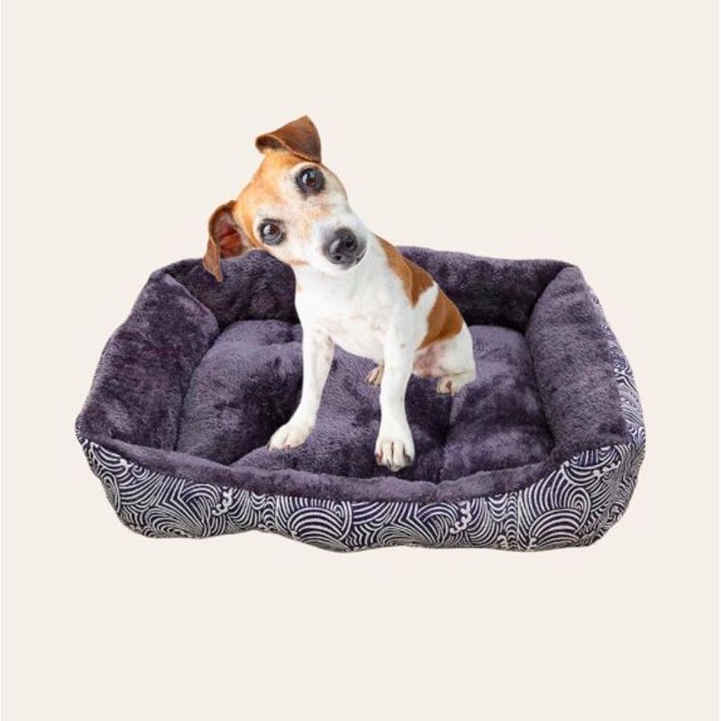GENERICO - Cama Olas Para Perro O Gato Super Suave