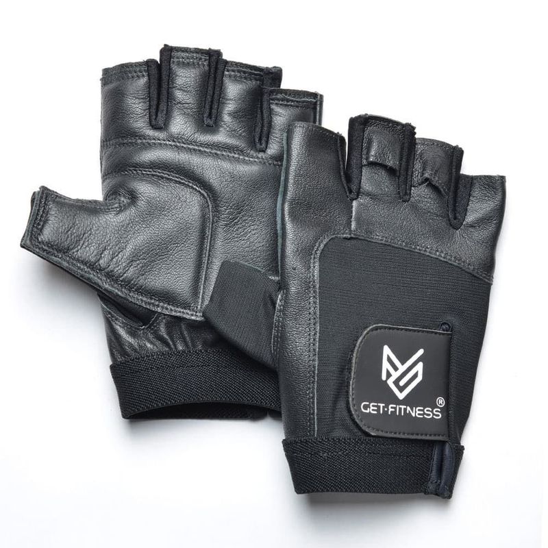 GENERICO - Guantes en cuero sin muñequera