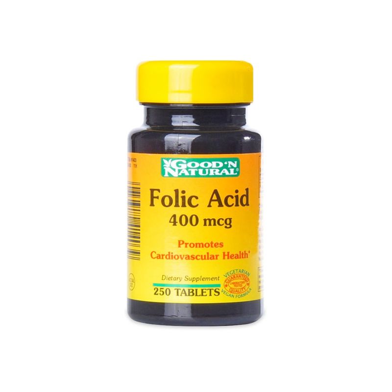 GOOD NATURAL - Folic Acid 400mcg Good Natural X 250 Tabletas