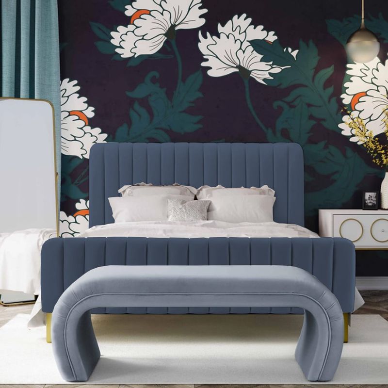 EKONOMODO COLOMBIA - Colchon Queen 1 Pillow con Cama en pino Vitale Azul 160x190 cm