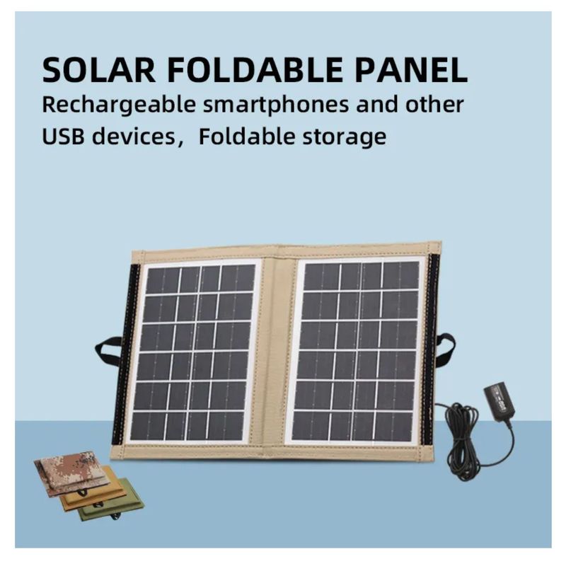 GENERICO - Cargador Solar Panel Solar Plegable Puerto Usb Cl-670