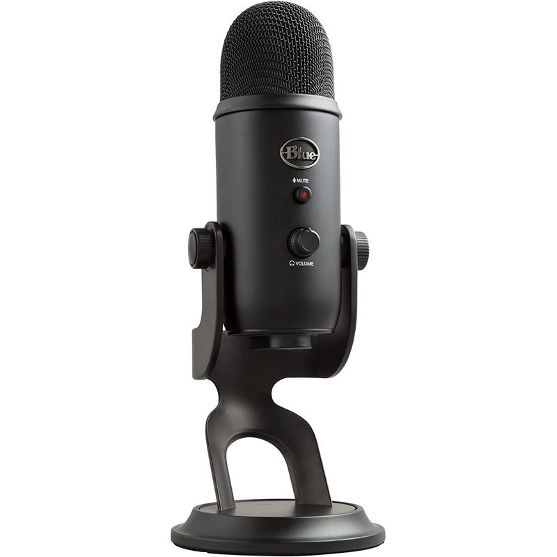 LOGITECH - Micrófono Blue Yeti  Usb Profesional Grabación Negro 988-000504