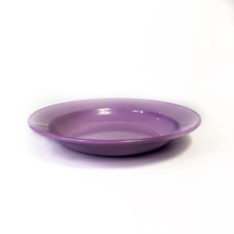 CRIOLLA - Plato hondo 22 cm lila Peltre.