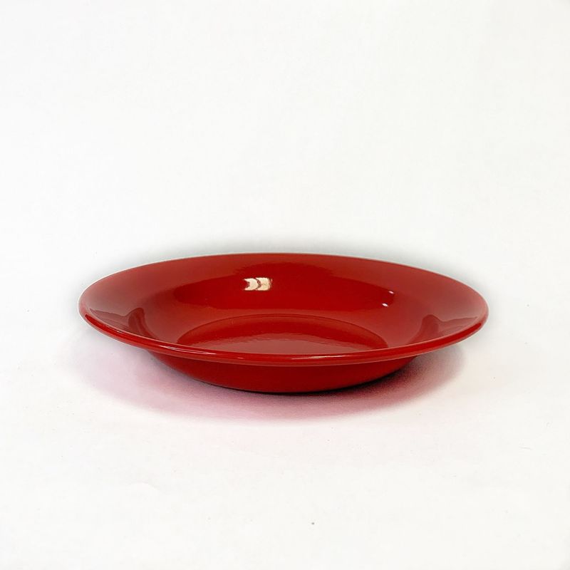 CRIOLLA - Plato hondo 22 cm rojo Peltre.