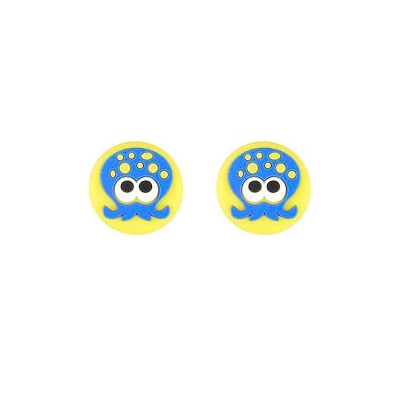 GENERICO - Protectores de Joystick para Nintendo Switch - Ultra Ligero  Amarillo Splatoon 3 Pulpo 2