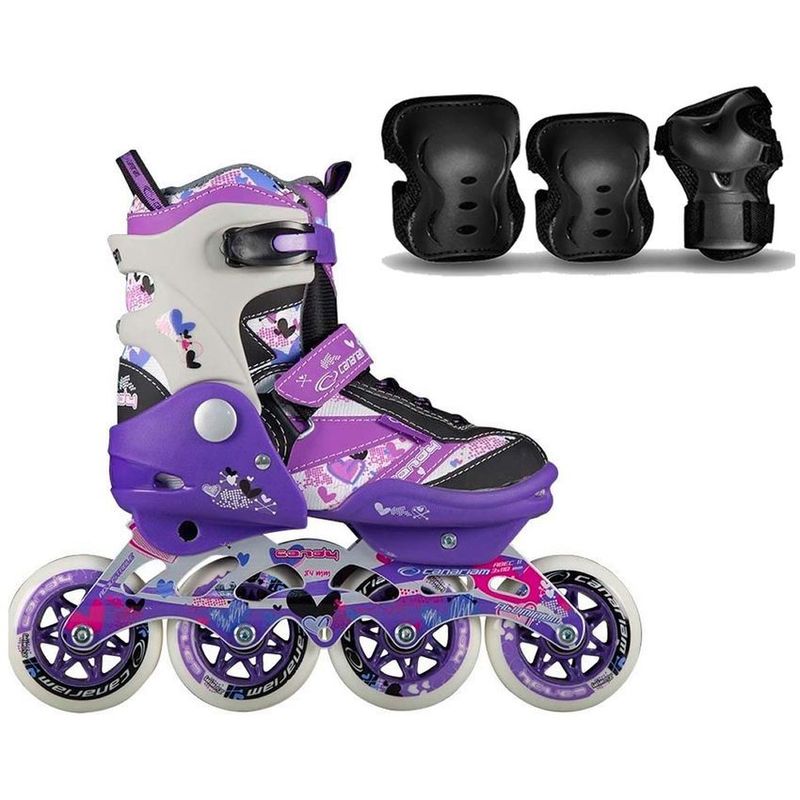 CANARIAM - Combo patines canariam way + kit c4 canariam morado