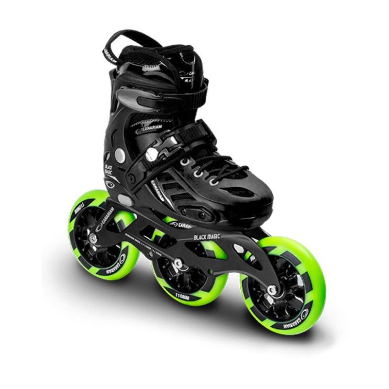 CANARIAM - Patines Canariam Blackmagic Urban Talla 39-42 R Verde 110mm
