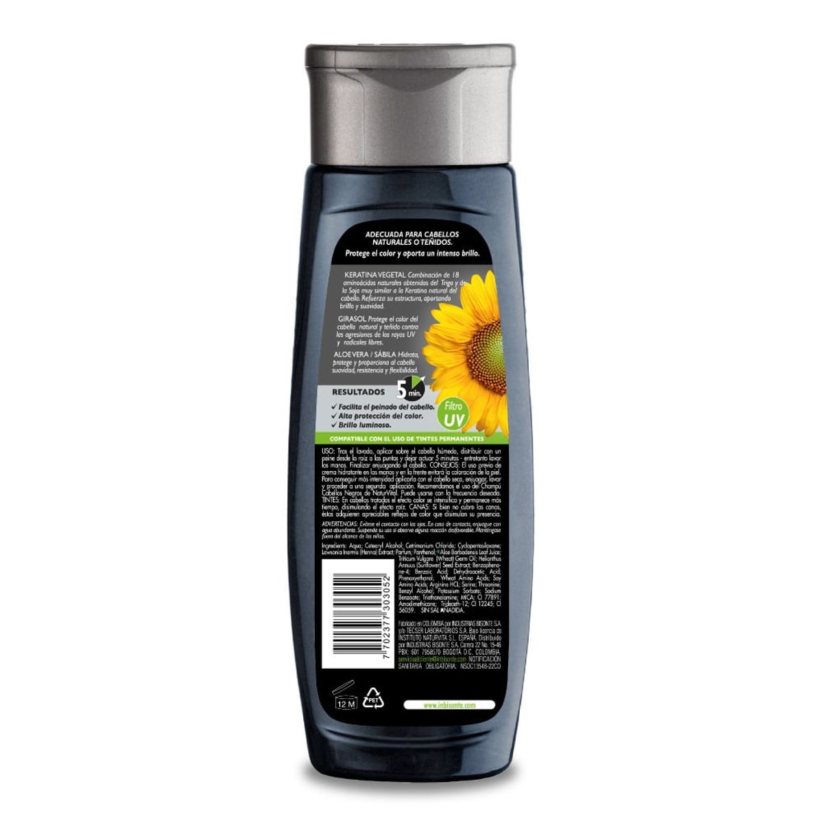NATURALEZA Y VIDA - Tratamiento Naturaleza & Vida Mascarilla Negros X 300ml.---