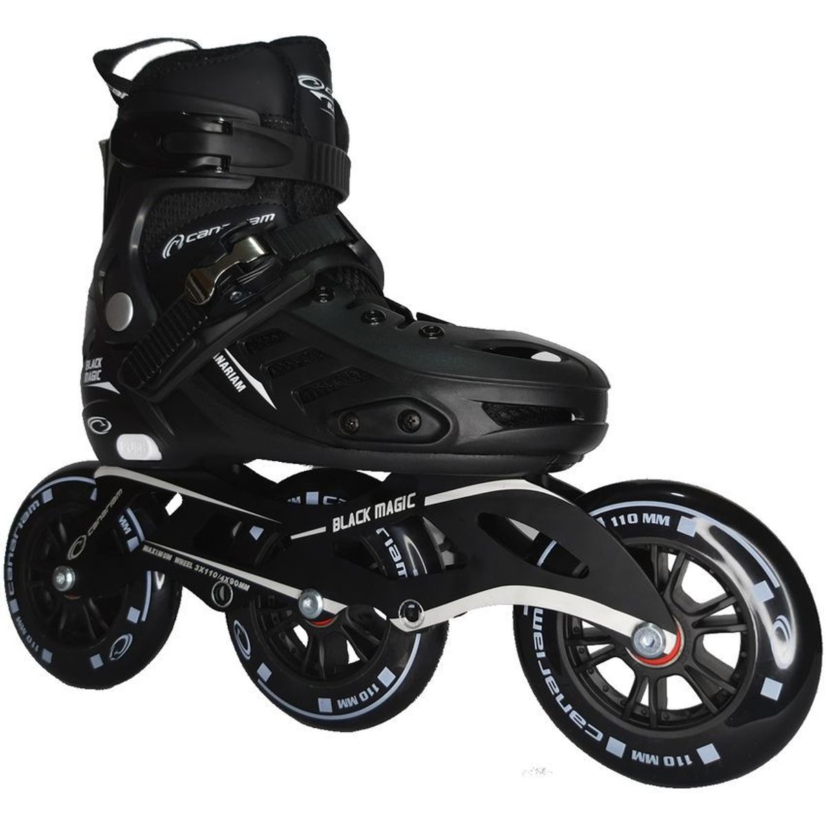 CANARIAM - Patines Canariam Blackmagic Urban Talla 35-38 Negra 110mm