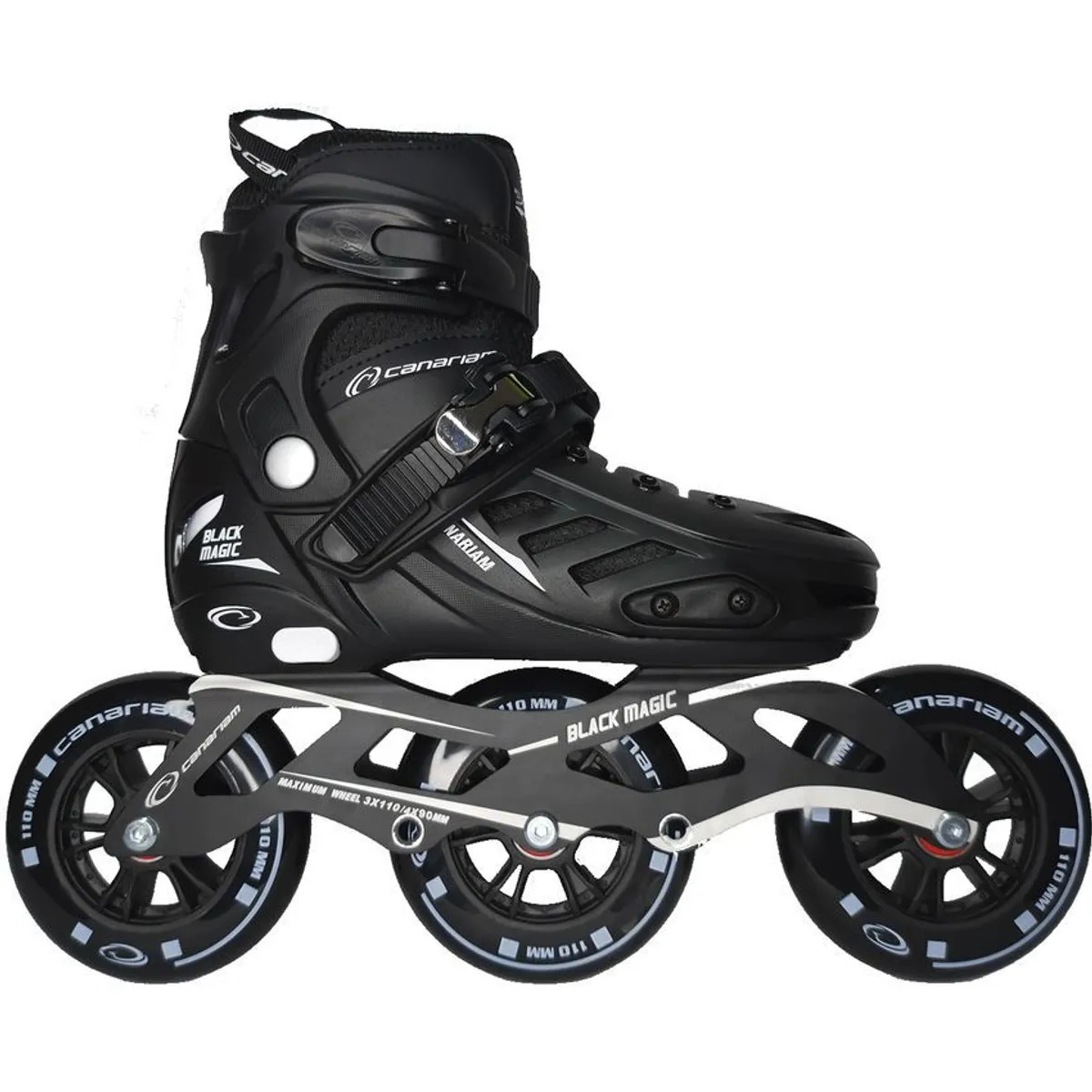 CANARIAM - Patines Canariam Blackmagic Urban Talla 35-38 Negra 110mm