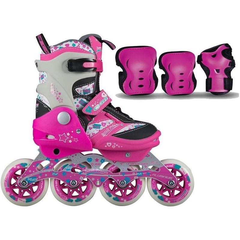 CANARIAM - Combo Patines Canariam Way Princess + Kit C4 T33-36