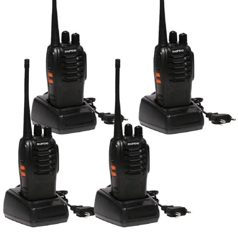 BAOFENG - Radio Intercomunicador  Baofeng BF 888S Walkie Takie  PROM X 4