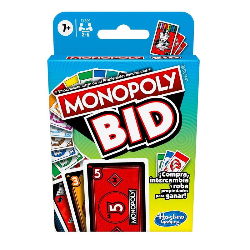 MONOPOLY - Juego De Mesa Monopoly Bid
