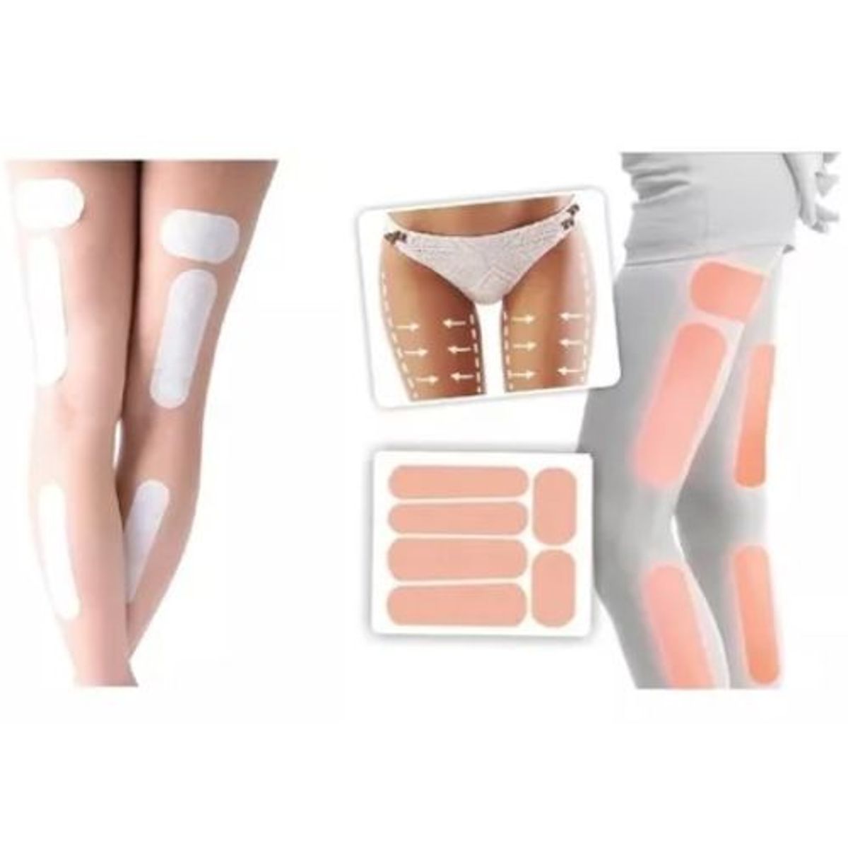 GENERICO - 2 Cajas de Parches para Piernas.