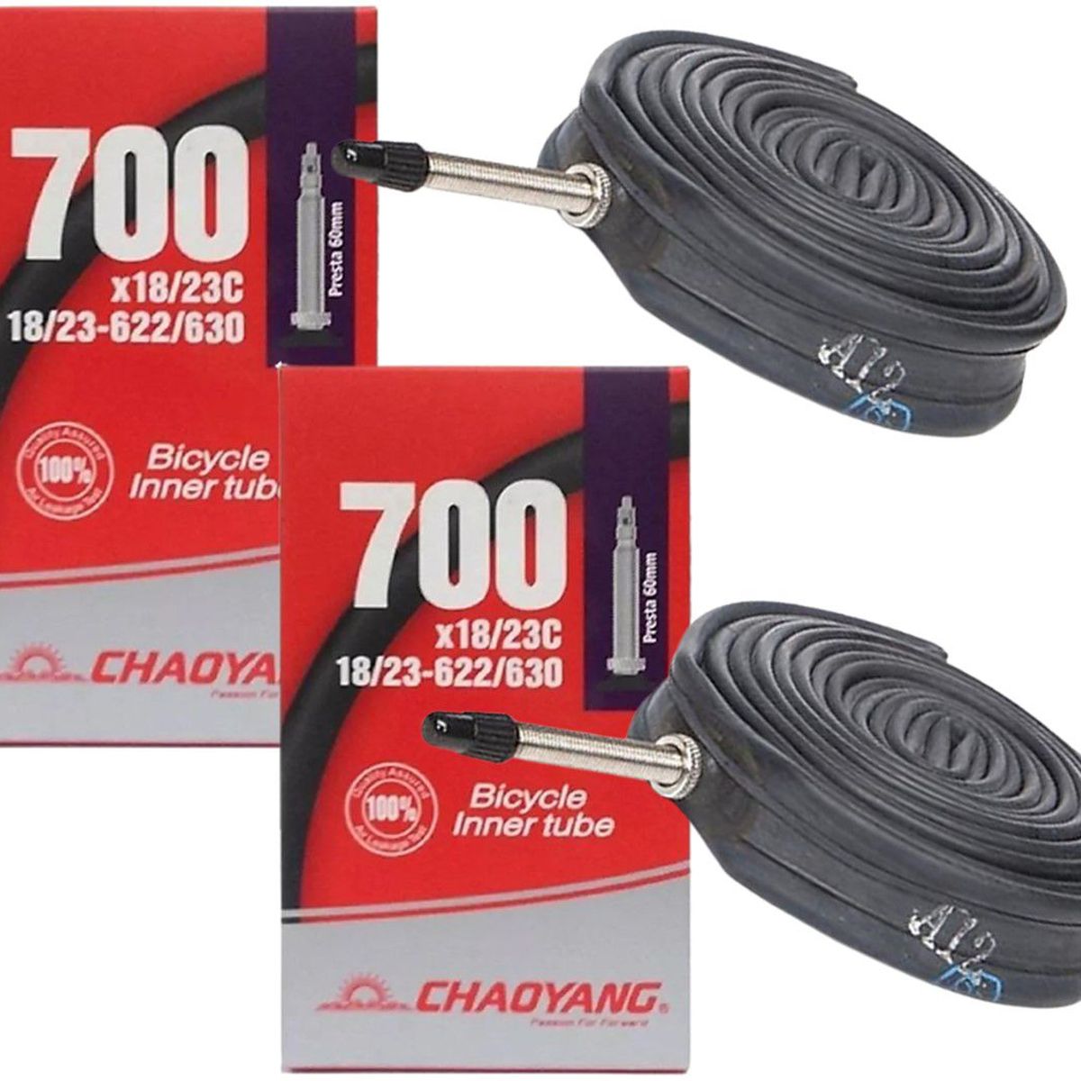 CHAOYANG - Neumático Bicicleta 700 X 23 Chaoyang Válvula 60mm X2 Unidad