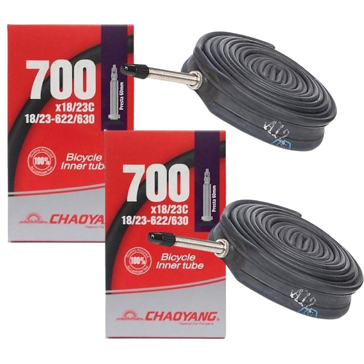 CHAOYANG - Neumático Bicicleta 700 X 23 Chaoyang Válvula 60mm X2 Unidad