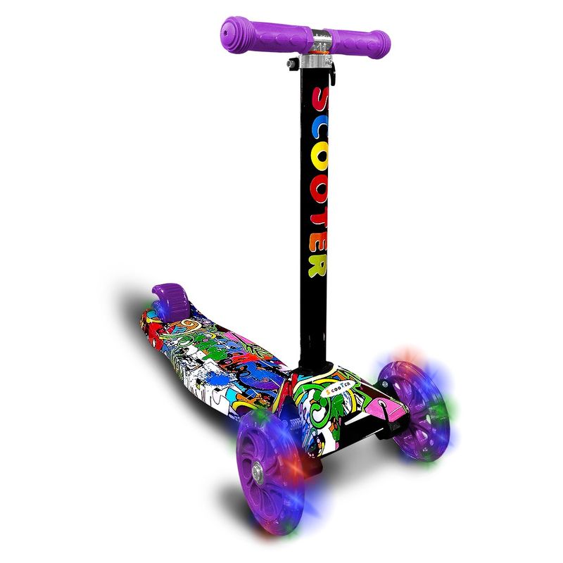 SWISSHOME DR HOFFMAN - Scooter Patineta Para Niños Juguete Monopatin Diseño NIÑA