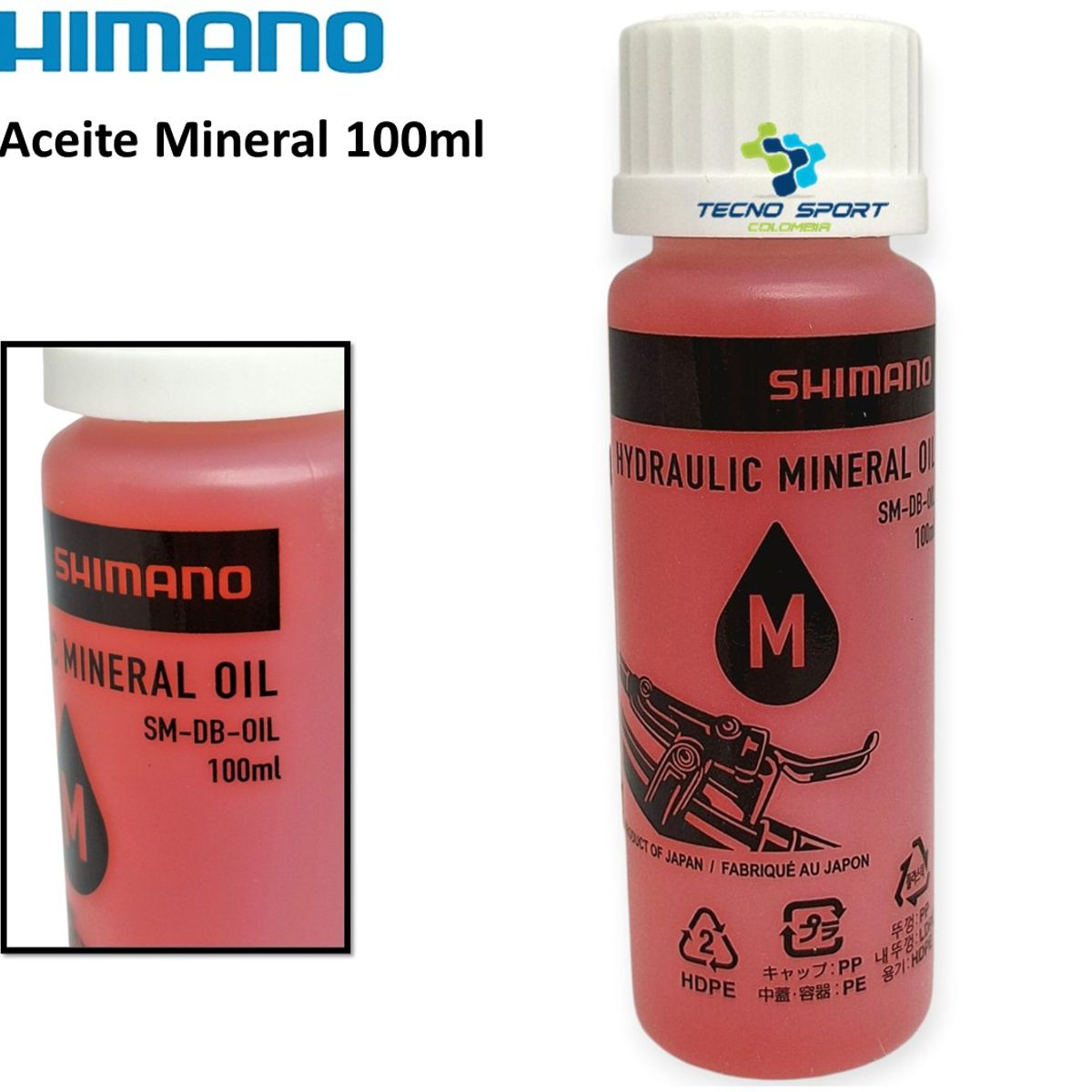 SHIMANO - Aceite Mineral Shimano Freno Disco Hidráulico 100ml