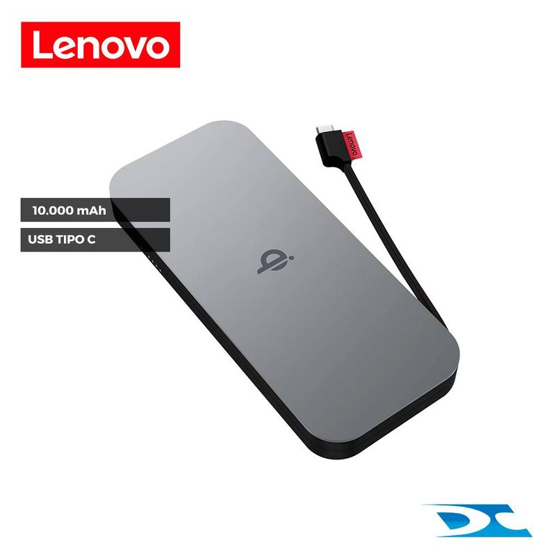 LENOVO - Power Bank -Batería Externa Lenovo Go 10000mAh