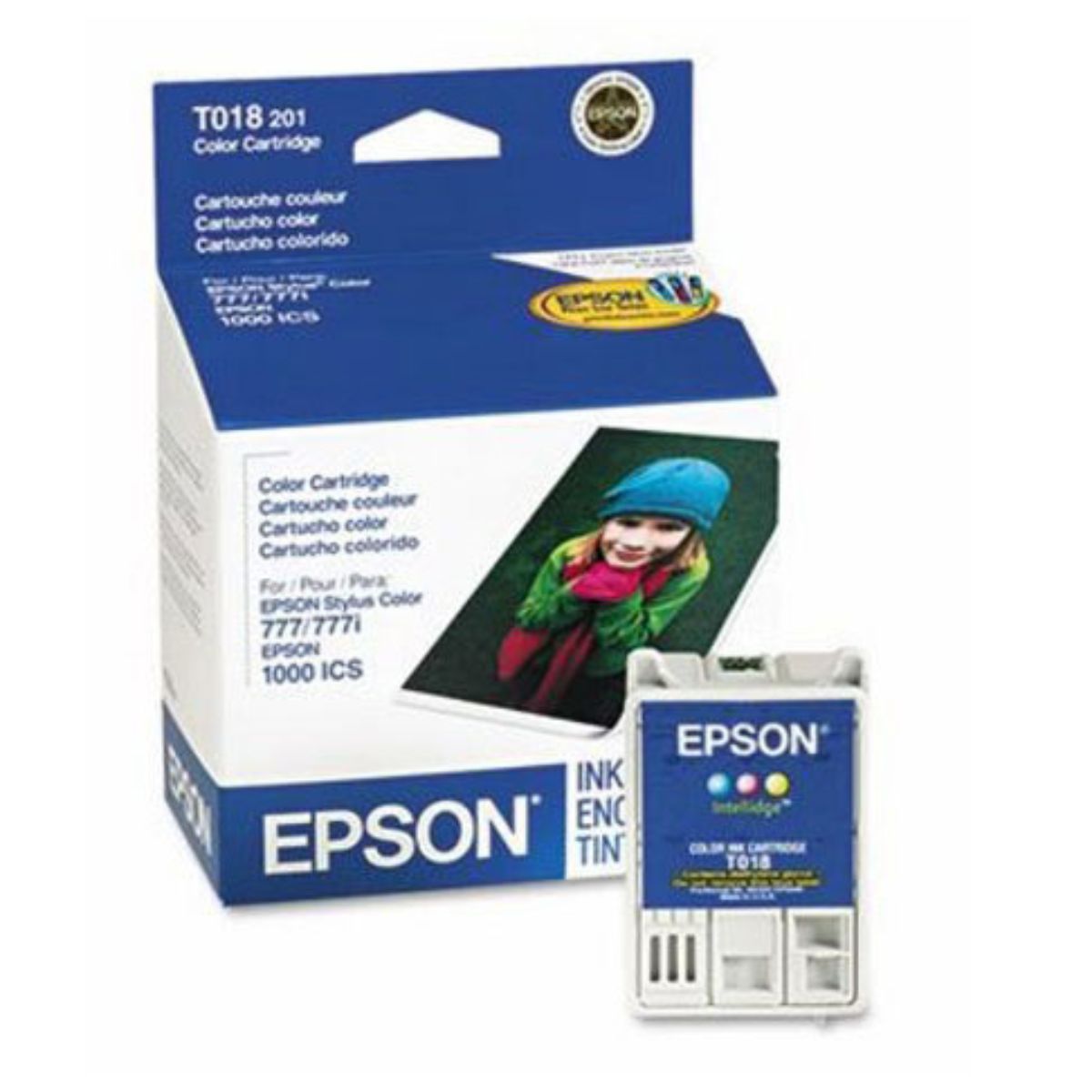 EPSON - Genuine Epson T018 Tri-color Ink Cartridge t018201